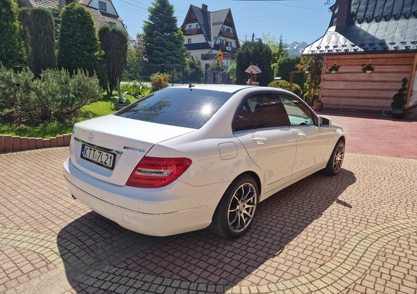Mercedes-Benz Klasa C cena 52300 przebieg: 127000, rok produkcji 2012 z Zakopane małe 121